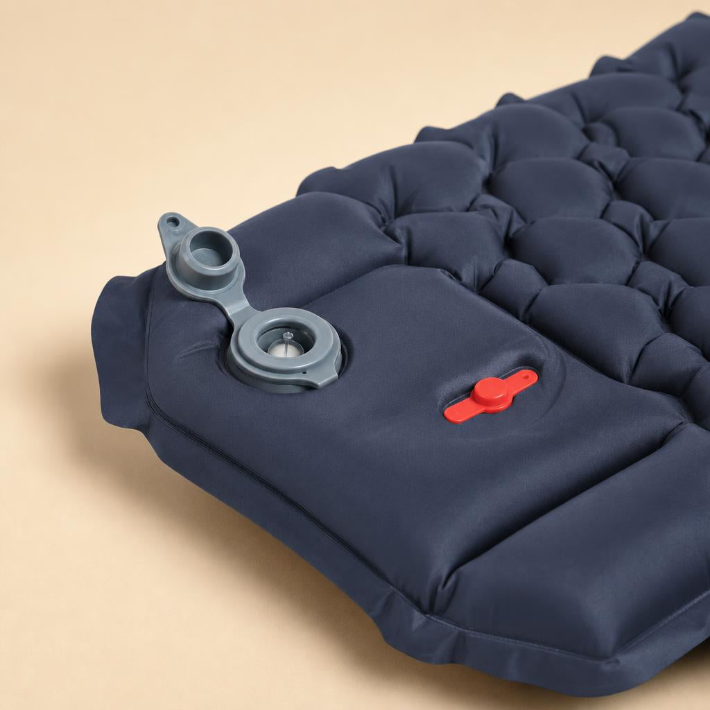 Built-in foot pump